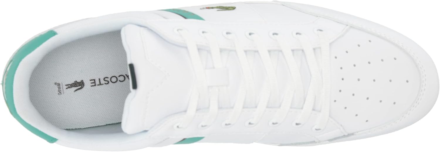 Lacoste Men's Chaymon Legacy Sneaker 7.5 Wht/Grn