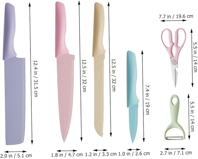 Set Cuchillos Cocina Acero Inoxidable miniatura 3