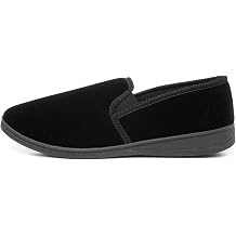 The Slipper Company Mens Black Full Slipper