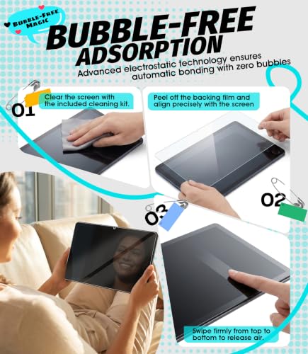 Image of Orzero (3 Pack Tempered Glass Screen Protector Compatible for TCL TAB 10 Gen 4 10.1 inch, Protector De Pantalla 9H High Definition Anti-Scratch Bubble-Free