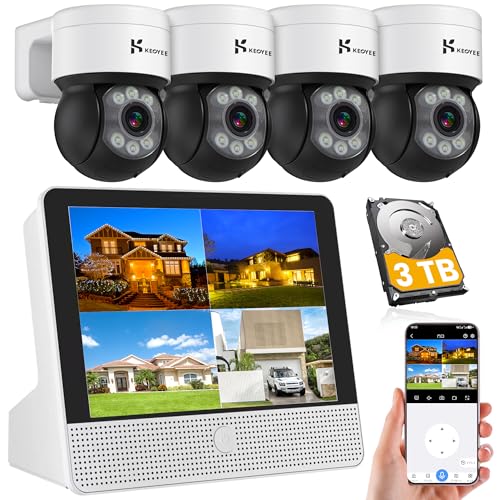 Amazon.co.jp: 【800万画素・360°自動追尾・夜間カラー撮影】KEOYEE