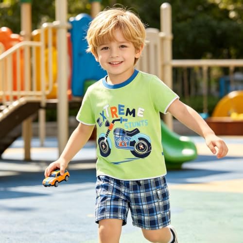 Image of LMYOVE Casual round-neck short-sleeved T-shirt and short suit summer beachwear
