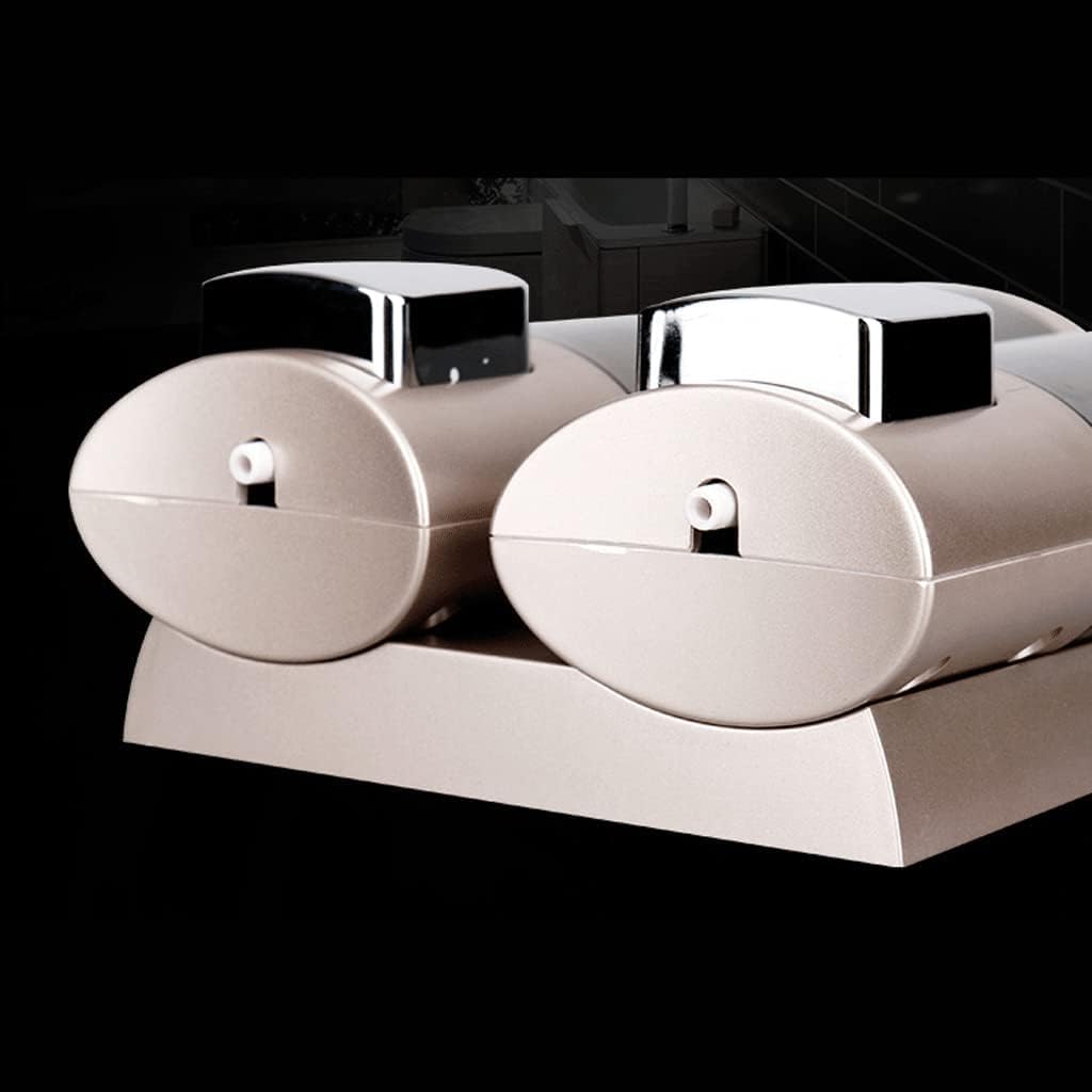 Dispensador de jabón manual montado en la pared, bomba de ducha de plástico para baño, cocina, práctico soporte de jabón líquido, fácil de usar, diseño que ahorra espacio