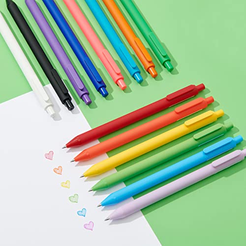 Kaco SY Pure Colored Gel Pens 0.5Mm 20 Pieces Set Colorful Multi-Color Ink Fine Point Comfort Grip Quick Drying Pens thumb #2