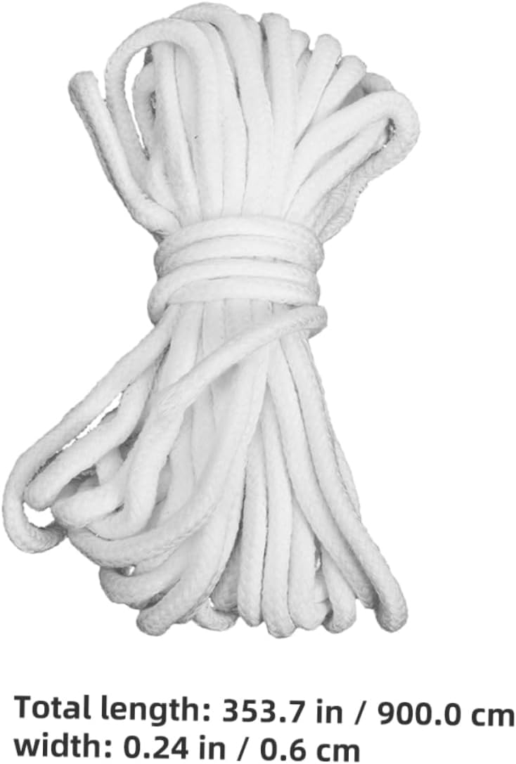 Self Watering Cotton Rope for Potted Plants 1 Bundle White image 2
