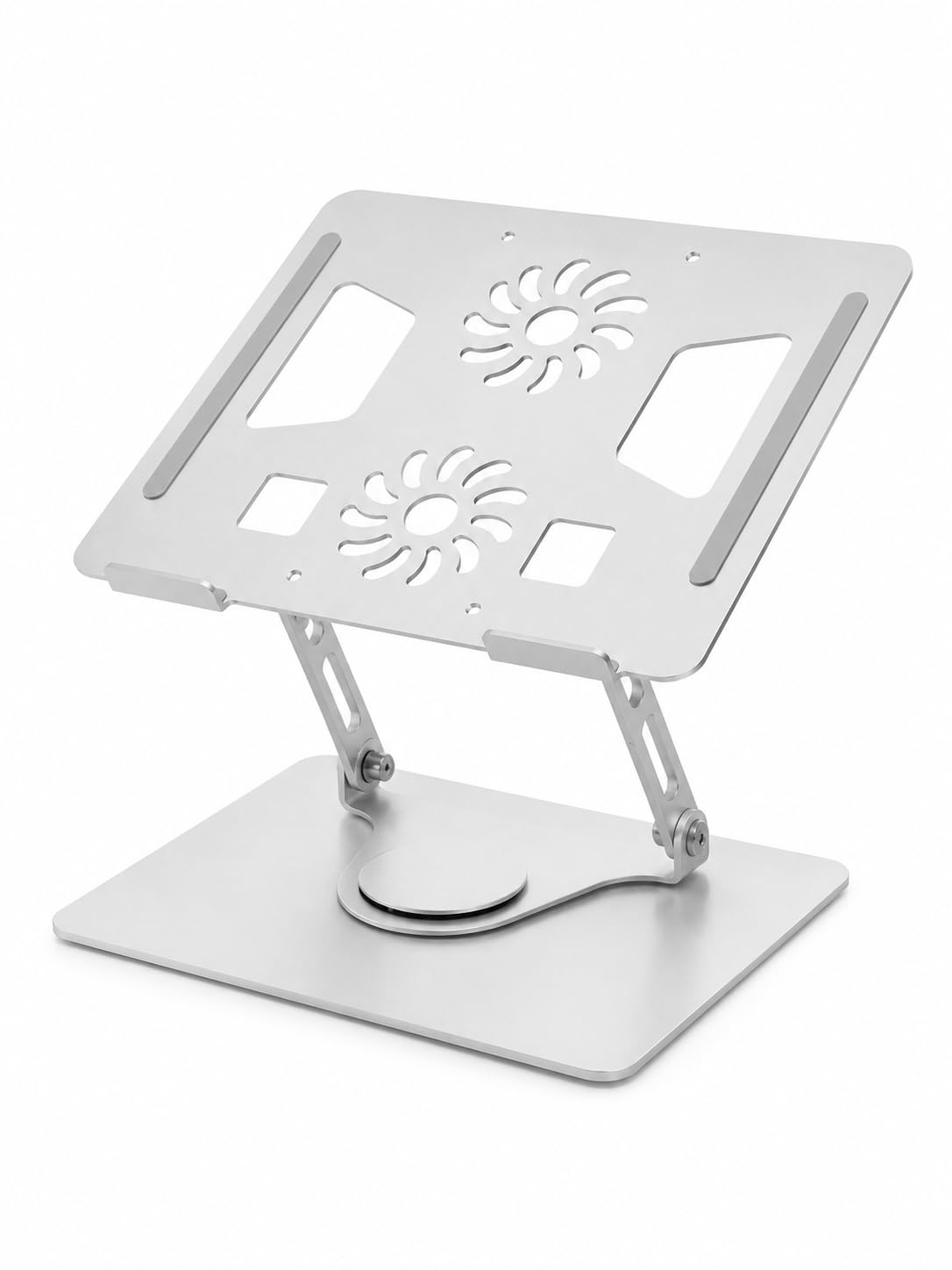 Suporte Notebook Tablet Premium em Metal Ajustável Rotação 360° Base Ergonômica e