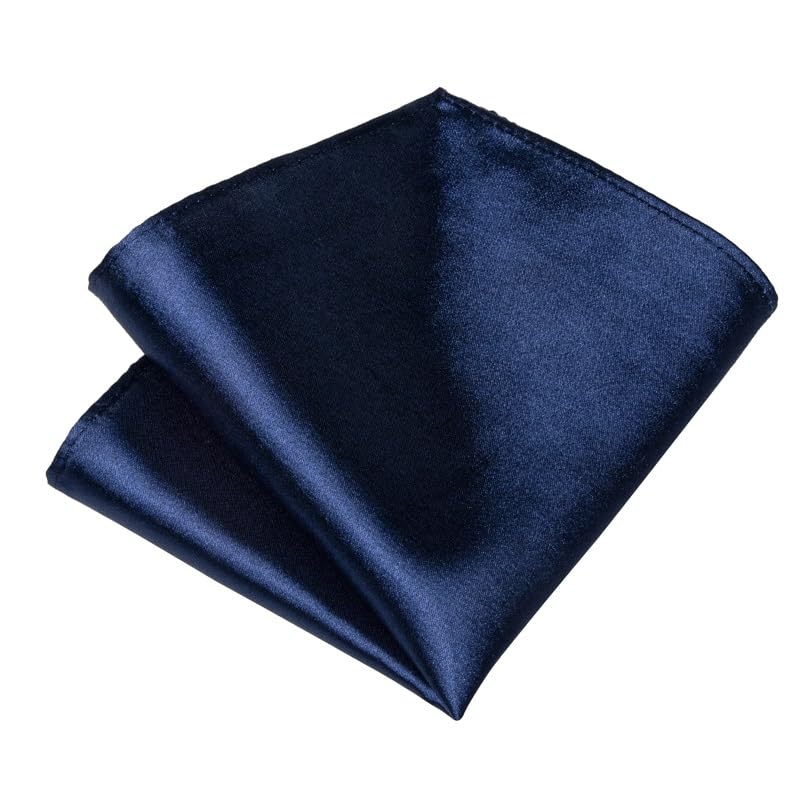 Corbata Clásica Sólida para Hombre Seda Poliéster 150cm miniatura 3