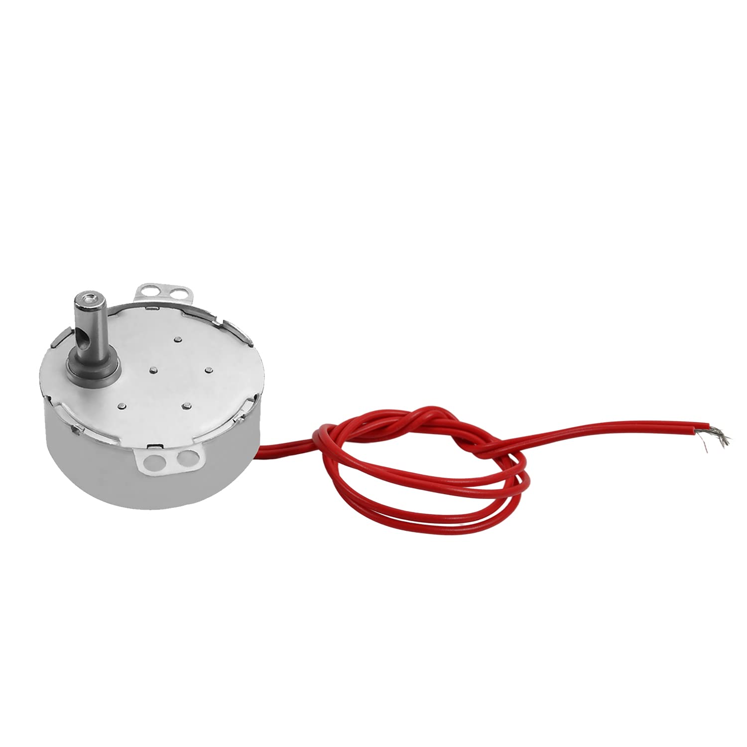Fielect Synchronous Motor AC 110V 5-6RPM Turntable Motor CW/CCW Direction 4W TYC-50 Single Flat Shaft