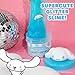 Cinnamoroll SLIMYGLOOP Jar, 8 oz. Blueberry-Scented Glitter Slime with Mix-Ins & Collectible Charm