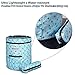 BONTIME Premium Yarn Storage Bag - Portable & Water-Resistant Knitting Bag for Ultimate Organization,Pockets for Crochet Hooks and Needles and Slits on Top to Protect Yarn,Lucky Clover Print