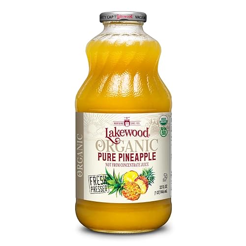 Lakewood Jugo de piña orgánico 32 onzas