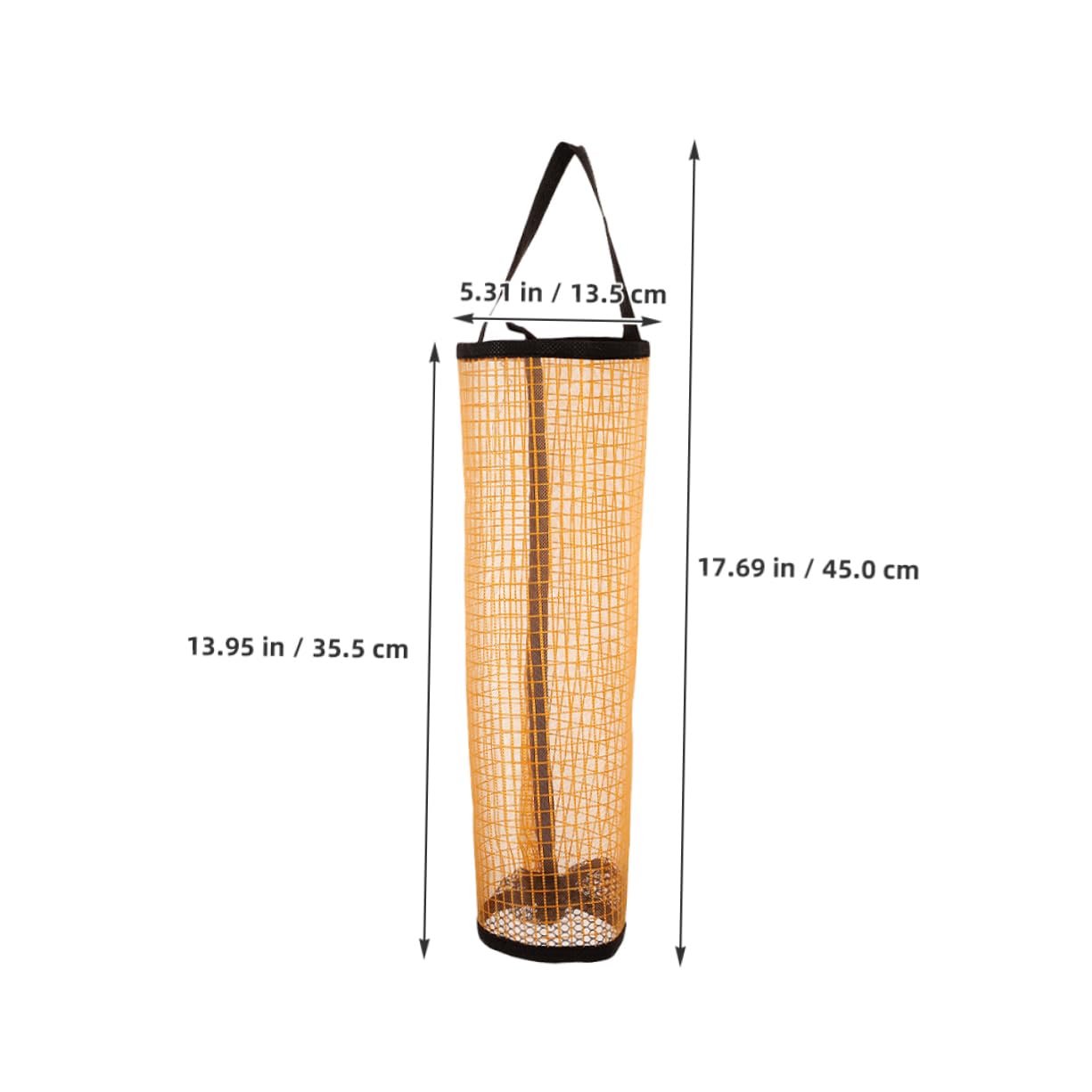 CORHAD Generous Capacity Wall Mount Tennis Storage Bag Set 2pcs Large Mesh Bag for Balls Golf Stylish Home Accessory