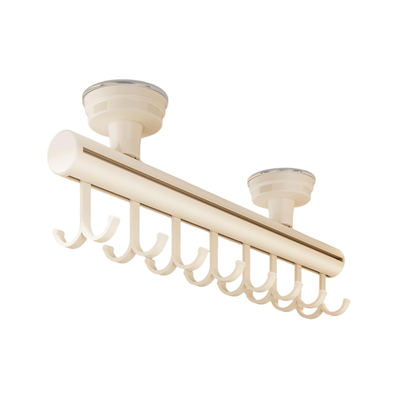 ZBIianxer Multipurpose Drillless Suction Cup Mounted Clothing Organizers Pull Out for Wardrobes Bathroom Home Storage Solution Multiple Use Rack