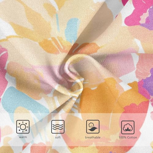 KLL Flowers Colorful Boys Toddler Pure Cotton Underwear Briefs Cute Children Undies3