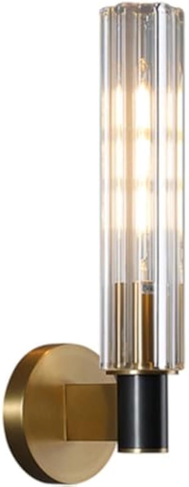 Retro szklana lampa ścienna LED, oświetlenie łazienki, oświetlenie lustra, montaż pionowy i pionowy, E14, do salonu, hotelu, jadalni
