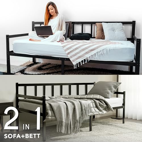 Metallbett Dreamzie 200×90 cm für Schlafzimmer und Gästezimmer