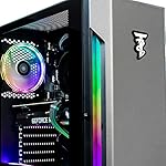 ViprTech Rebel 4.0 Gaming PC - AMD Ryzen 7 (4.1Ghz Turbo), RTX 4060 8GB, 32GB DDR4 3200, 1TB NVMe SSD, VR-Ready, Streaming, WiFi BT, RGB, Win 11 Pro, Prebuilt Desktop Computer Black - Image 4