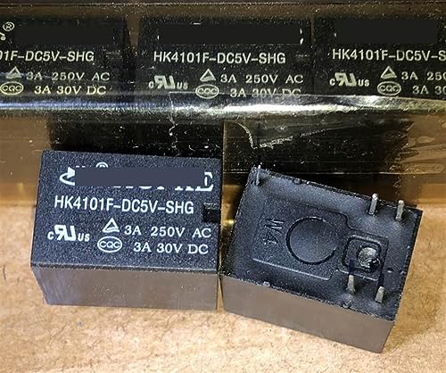 Relé 4101-5V-3A de 5 pines H-K4101F-DC5V-SHG para componentes electrónicos y repuestos