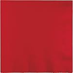 Touch of Color Paper Lunch Napkins, Classic Red, 150-Count