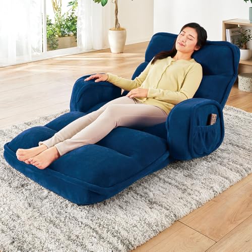 ベルーナ(BELLUNA) ソファー 1人掛け 座椅子 ハイバック ソファーベッド 一人用 リクライニング ゆったり 折り畳み 省スペース ゲーミング座椅子 肘掛け付き パーソナルチェア おしゃれ (553493-204)