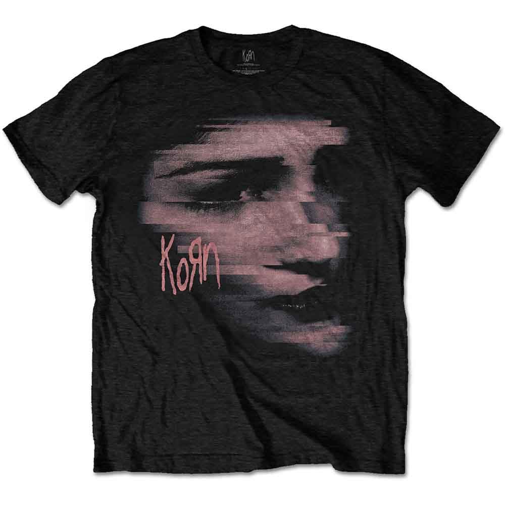 Korn Chopped Face Official Tee T-Shirt Mens Unisex (Small) Black