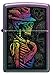Zippo Colorful Skull Design Iridescent Pocket Lighter