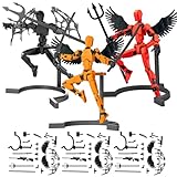 MLPKOI T13 Action Figure Man (ensamblaje completado),Figura de Acción 3D Impresa,Figuras de acción con múltiples articulaciones,T13 Figuras de Acción, Decoración de Oficina,Regalo para niños, niñas