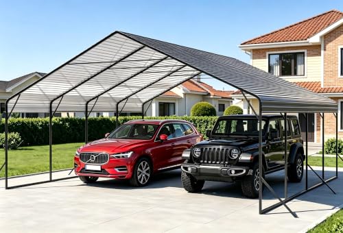 20x20FT Heavy Duty Metal Carport