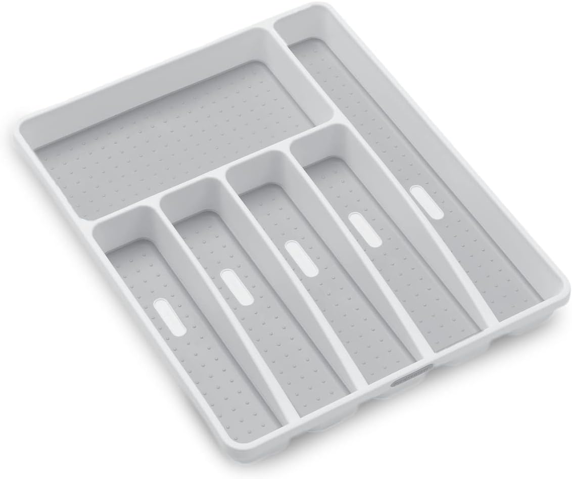 Madesmart Classic Silverware Tray, Large, White, 29106, Classic Large