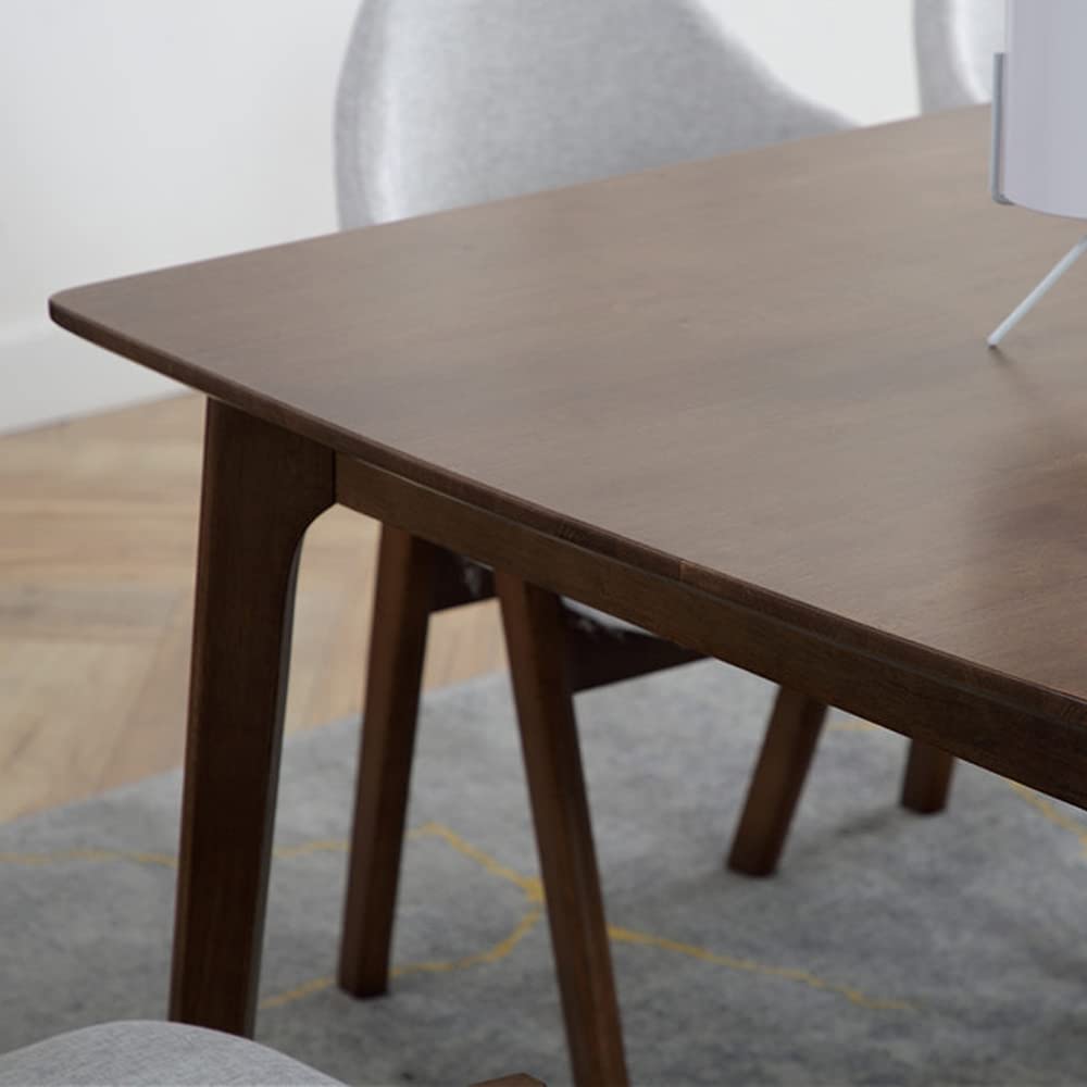 PUCHIKA Esstisch 120x80x75cm Massivholz aus Gummibaum, Holztisch mit  Holzbeinen, Esszimmertisch, Kchentisch, Echtholz, : Amazon.de: Kche,  Haushalt & Wohnen