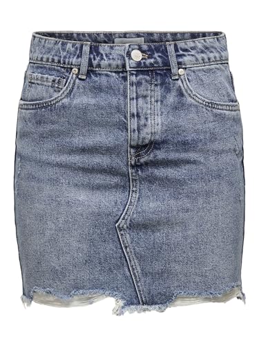 Falda vaquera grunge deshilachada – Only