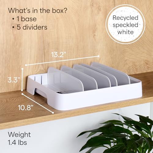 YouCopia StoraLid Adjustable Food Container Lid Organizer for Kitchen Cabinet Storage, Large 24 Lids, Premium Edition by YouCopia - Image 5
