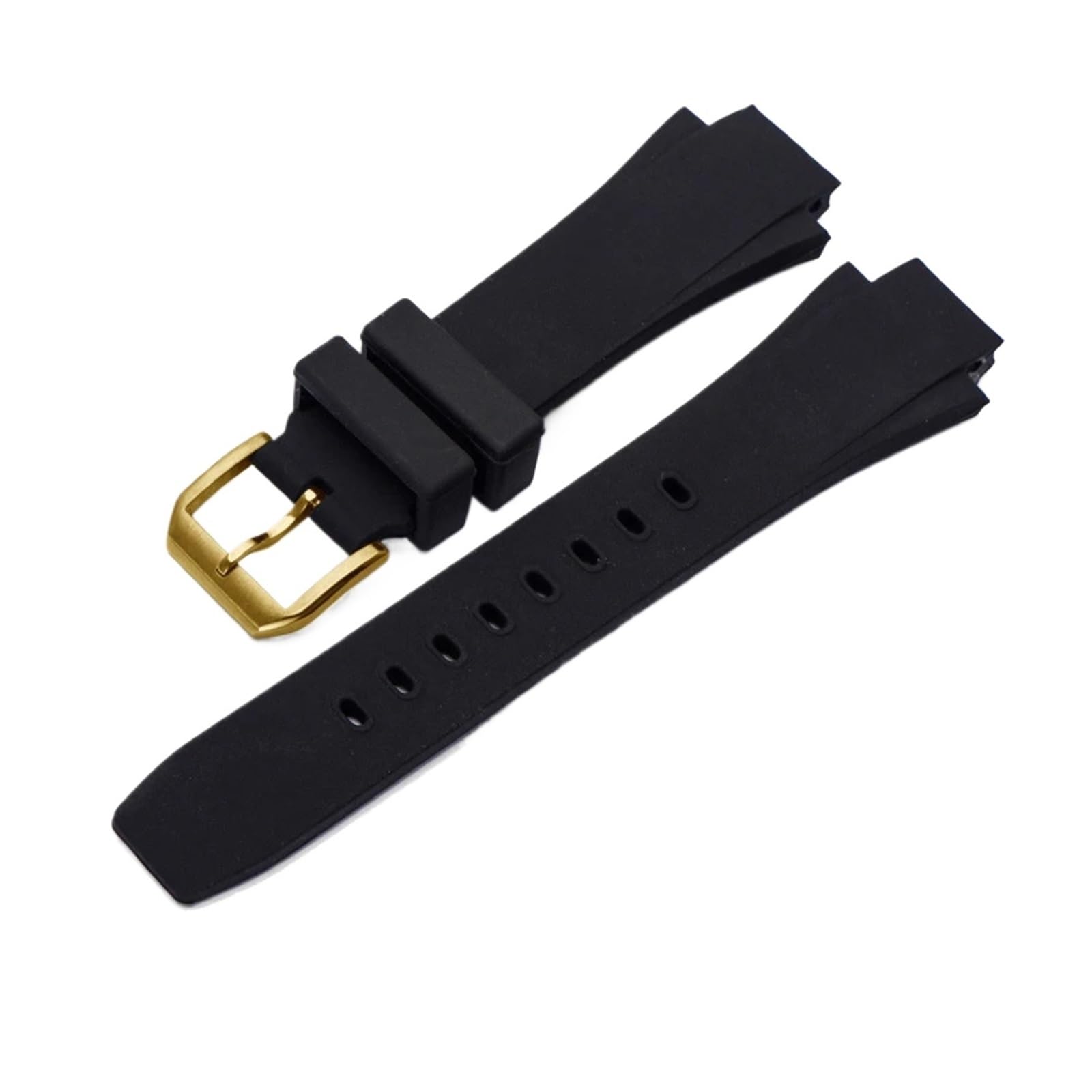 26x16mm Uhrenarmband passend for IWC Aquatimer Ersatzarmband IW354807 Armband for Herren schwarz Silikonkautschuk