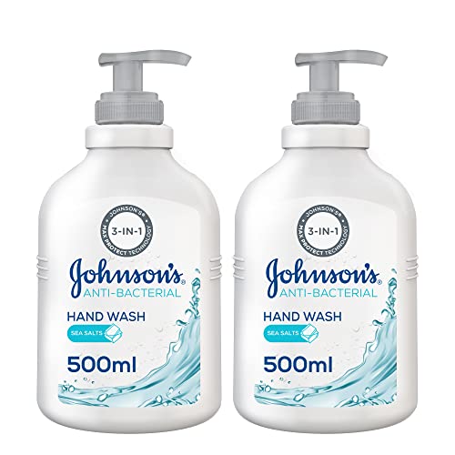 Johnsons Hand Wash Anti-Bacterial Sea Salts 500ml 1+1 FREE