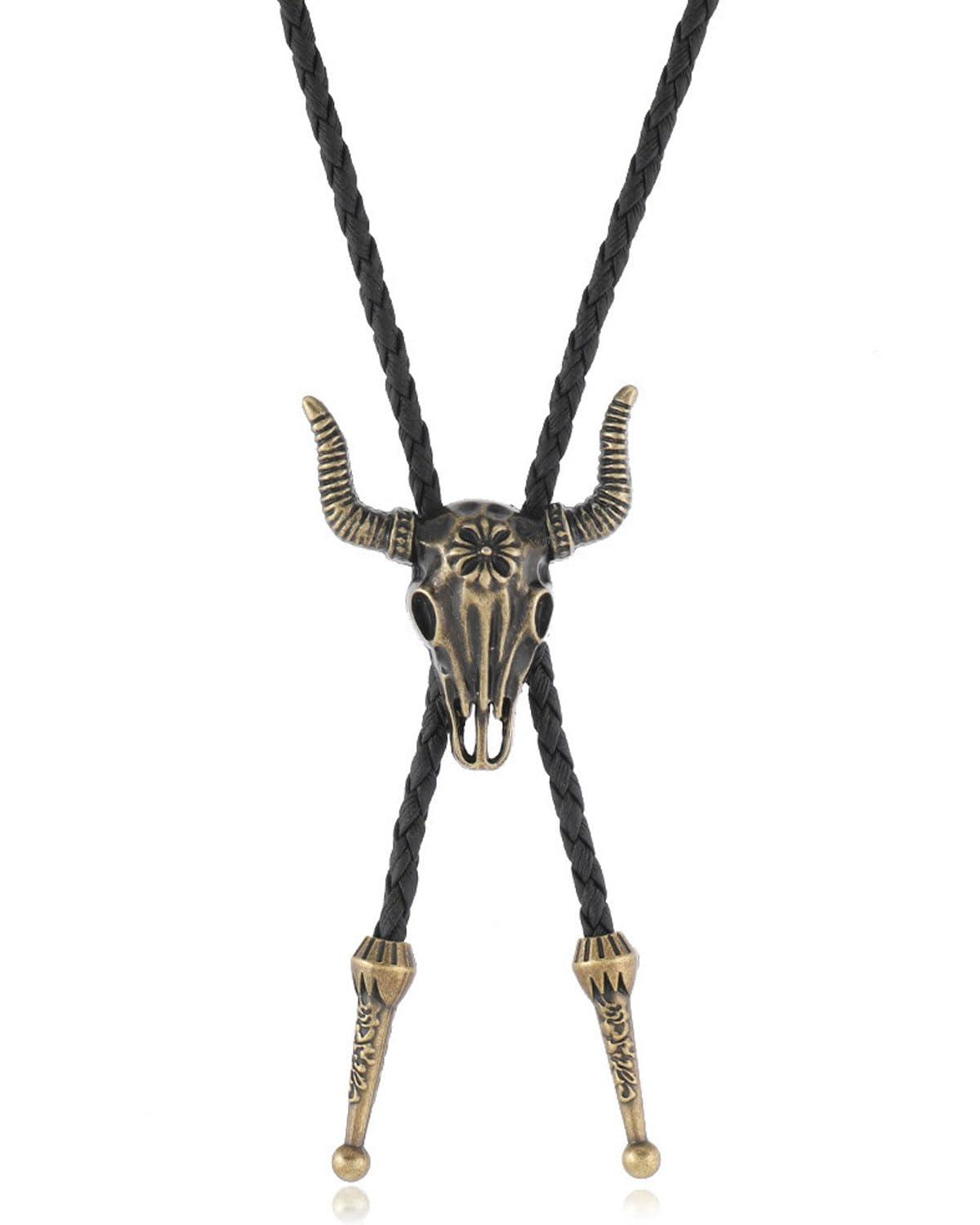 Cravatta In Pelle Stile Cowboy Western - Unisex, Perfetta Per Feste A Tema, Compleanni E Costumi