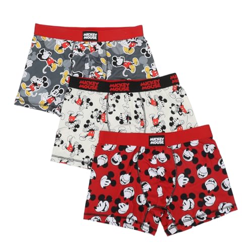 Disney Mickey Mouse Men's 3-Pack Boxer Briefs