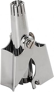 Aparador de cabelo do nariz manual, Conjunto de trimmer de nariz para homens de alta qualidade de aço inoxidável nariz nariz barbeador manual lavável nariz cabelo aparador com escova