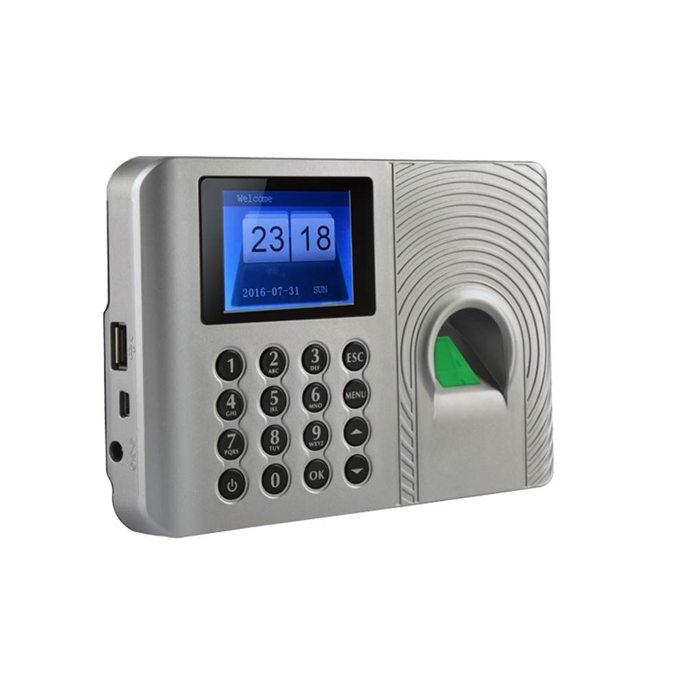 Tempo Biometrico di impronte digitali presenza di tempo Clock Impiegato elettronico digitale Reader macchina Voice .Per ufficio, compagnia