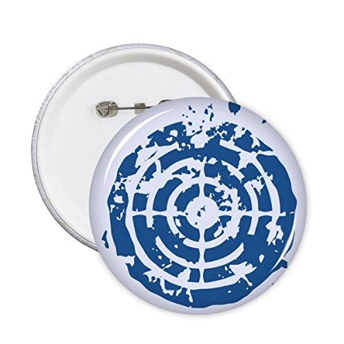 Badge symbole bleu paix pour personnaliser un sac à dos d'étudiant
