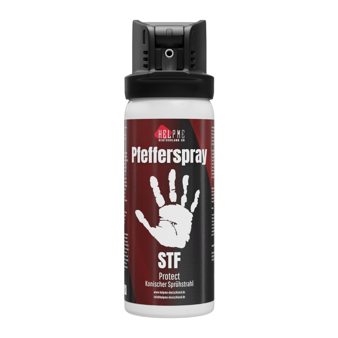 HelpMe® Abwehrspray 50ml – STF, Clear, Trainingsspray oder Sets – Pfefferspray zur Tierabwehr