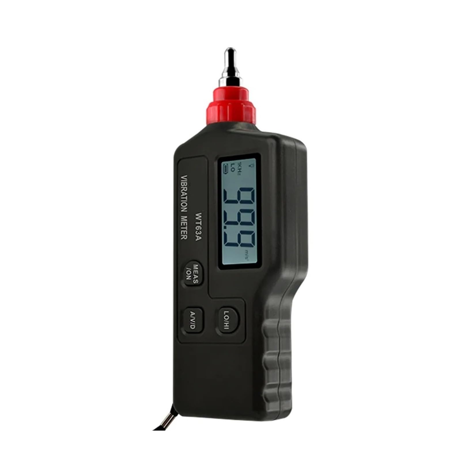 medidor de vibraciones, Medidor de vibración portátil WT63A, medidor digital alta sensibilidad, analizador, comprobador con retroiluminación LCD