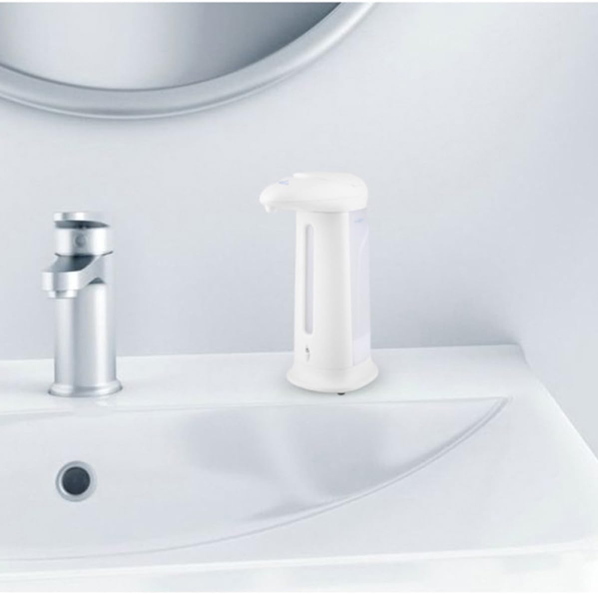 Automatic Sensor Soap Dispenser for Viscous Liquids, White ABS image 4