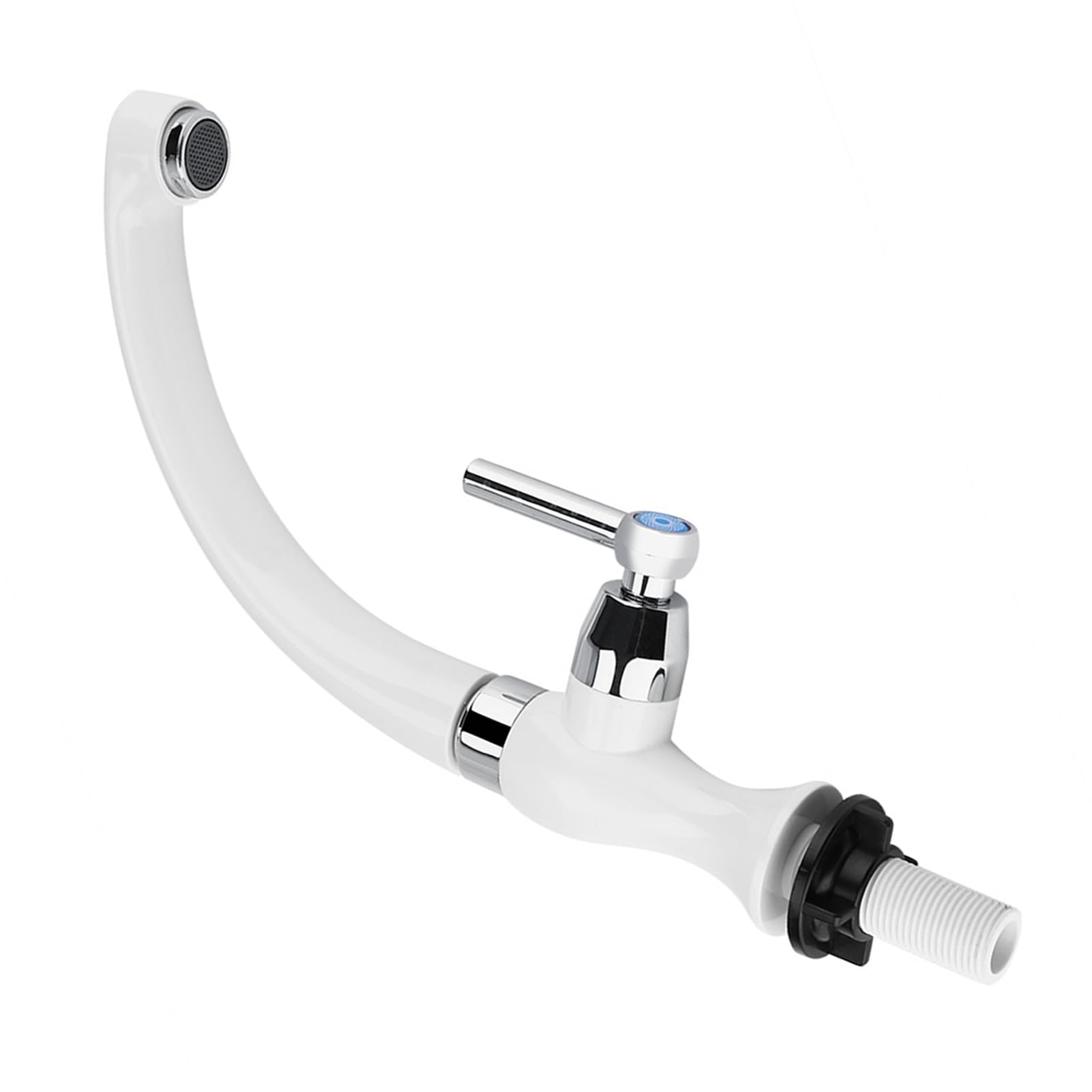 ABS Plastic Single Cold Faucet Sink Basin Water Tap Bathroom Basin Kitchen Sink Accessories G1 2 for Bathroom — view 4