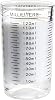 Measuring Cup 4 Ounce/120ML Shot Glass Liquid Heavy High Espresso Glass Cup (Black)