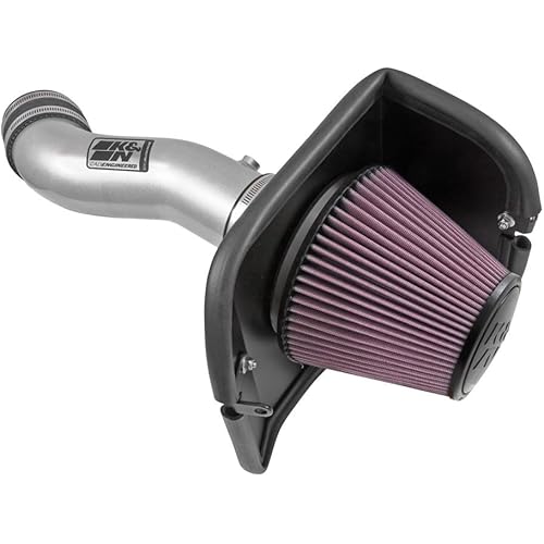 K&N Cold Air Intake System: High-Flow Air-Filter, Increase Performance & Horsepower: Compatible with 2014-2018 JEEP Cherokee, 77-1569KS