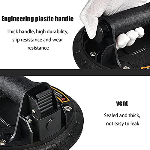 Levantador de ventosa a vácuo de vidro, ventosas para serviço pesado, levantador de painel portátil,