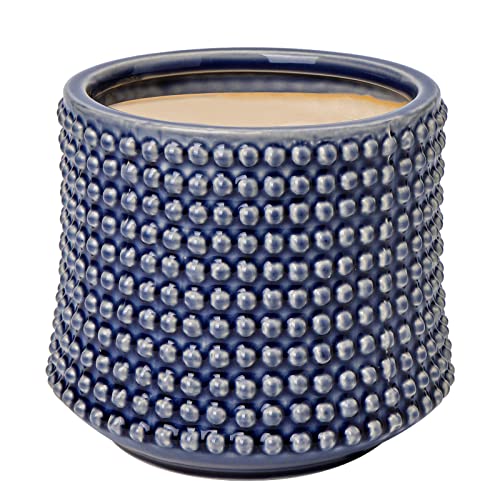 Oairse Maceta De Cerámica De 14 Cm Para Interiores, Con Agujeros De Drenaje, Diseño De Cuentas, Macetas Decorativas Para Plantas Suculentas, Cactus, Serpientes, Plantas De Interior Oairse Maceta De Cerámica De 14 Cm Para Interiores, Con Agujeros De Drenaje, Diseño De Cuentas, Macetas Decorativas Para Plantas Suculentas, Cactus, Serpientes, Plantas De Interior