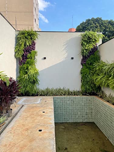 GEOGARDEN Módulo Para Jardim Vertical Natural com 5 Bolsos, Jardim Suspenso, Muro Verde