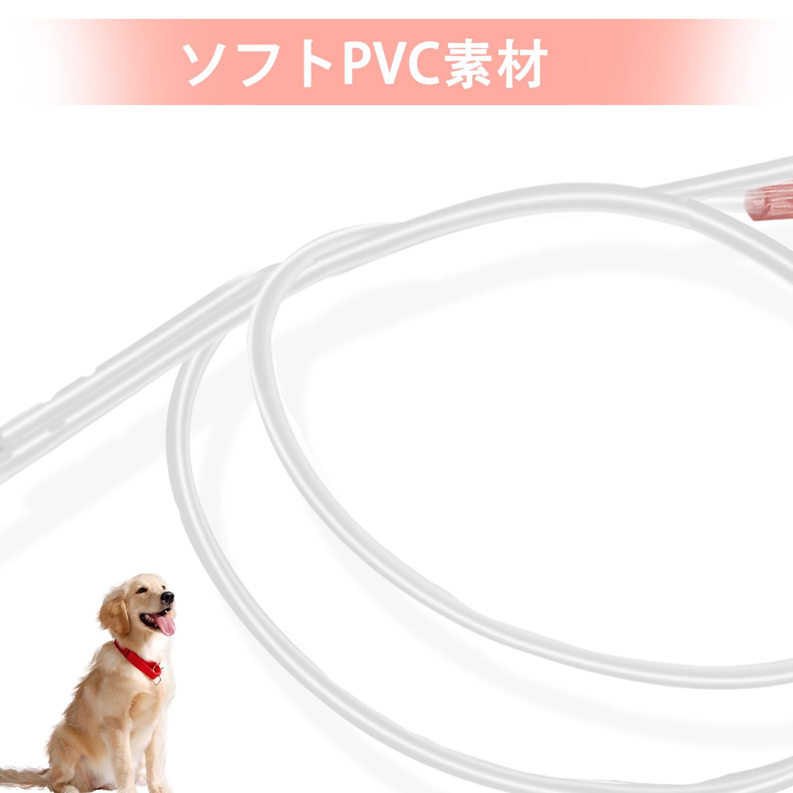 10 Stück Hundekatheter mit Harnröhren-Ausbaggersonde, seitliche Öffnung, Verstopfung, Veterinärinstrument (6Fr - 500 mm)