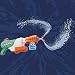 Lanzador de Agua Nerf Super Soaker Hydro Frenzy - Diversión 3 en...